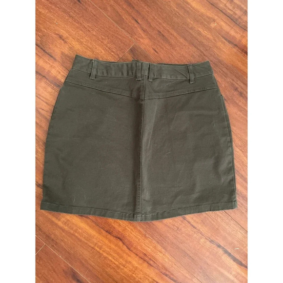 Forever 21 Jr Womens Mini Skirt Sz S Pockets Zip Preppy School College - Picture 5 of 8